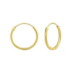 Sterling Silver Hoop Earrings 16mm